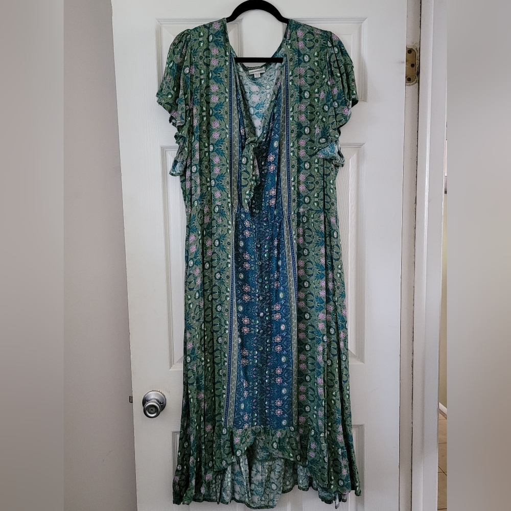 Boho dress hi-lo